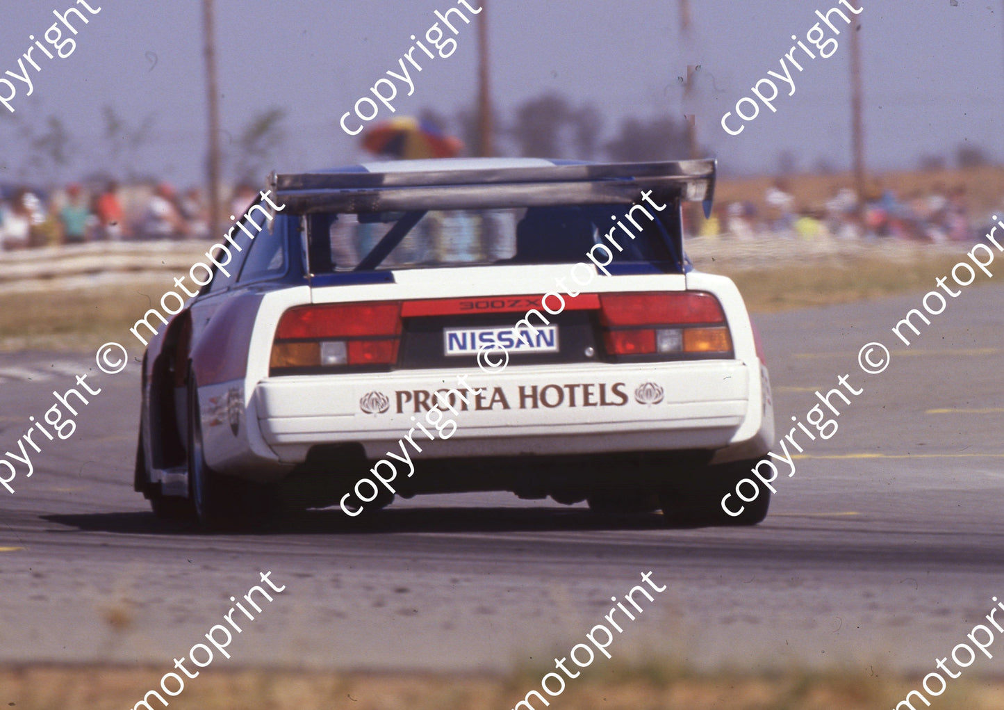 1987 Welkom Wesbank 4 Hennie vd Linde Nissan ZX300(Colin Watling Photographic) (15)