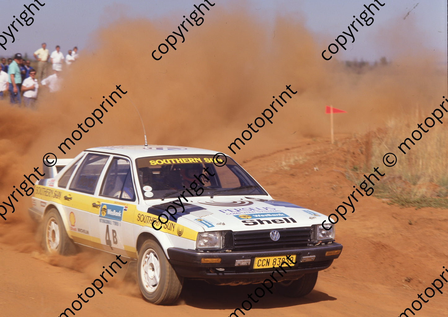 1987 Wesbank Intnl Rally 4 Nic de Waal, Spotti Woodhead  Passat (Colin Watling Photographic) (20)