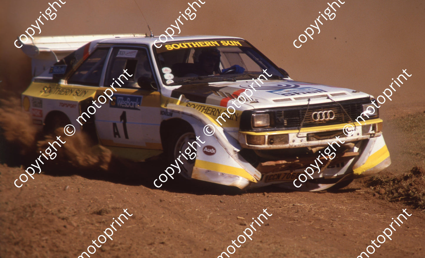 1987 Wesbank Rally 1 Sarel vd Merwe Audi Quattro (Colin Watling Photographic) (15)
