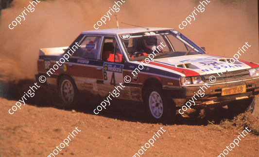 1987 Wesbank Rally 5 Kassie Coetzee, Wiley Harrington Skyline (Colin Watling Photographic) (18)