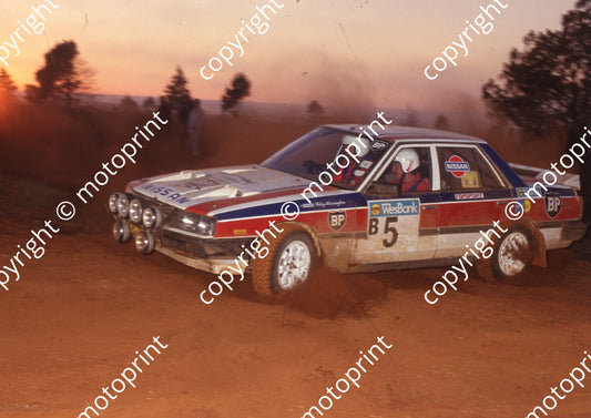 1987 Wesbank Rally 5 Kassie Coetzee, Wiley Harrington Skyline (Colin Watling Photographic) (20)