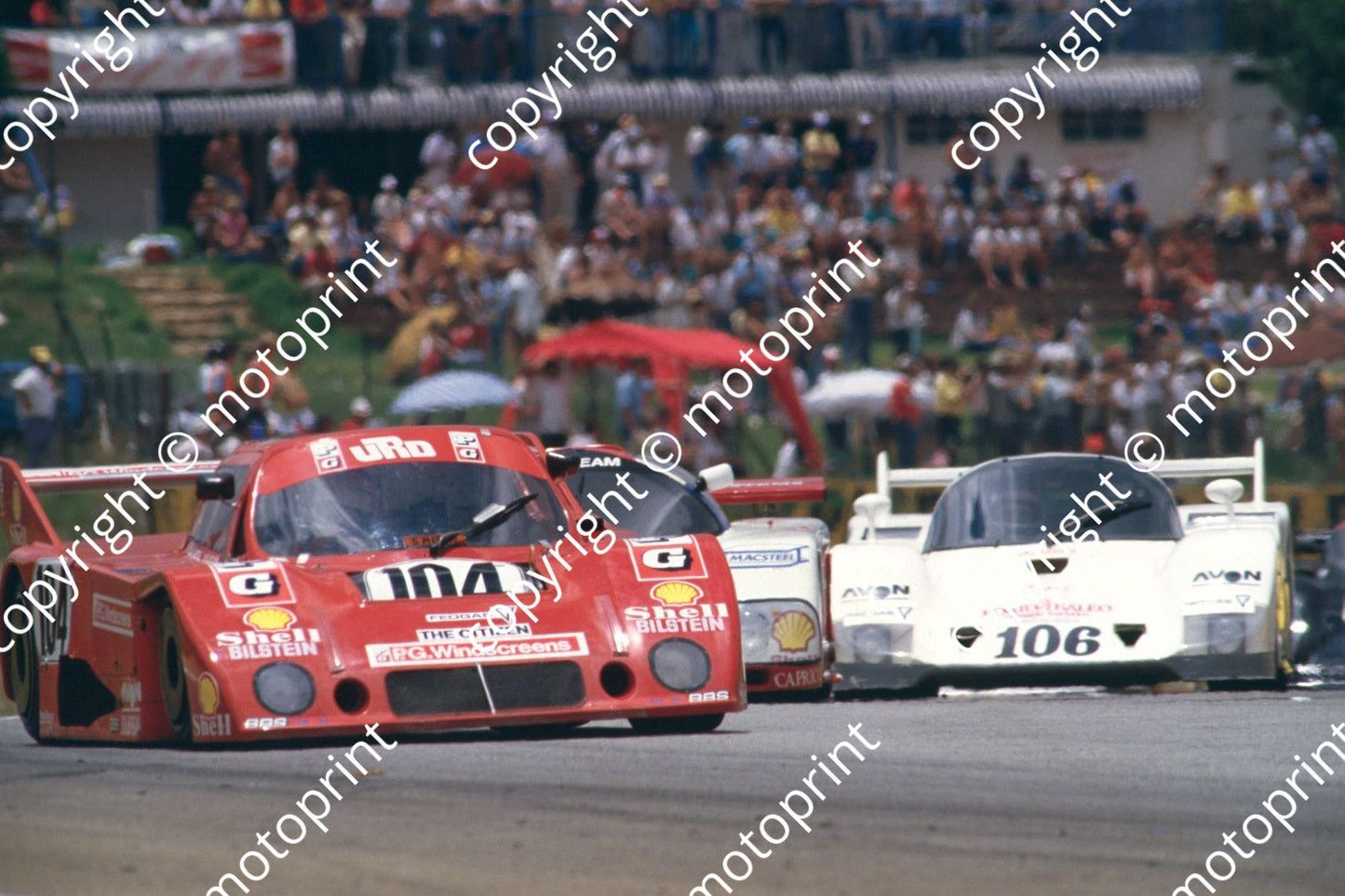 1987 Yellow Pages 104 Helmut Mundas, Colin Hastie URD C81-2, 106 Pascale Barberio Tiga GC85N (courtesy Roger Swan) (3)