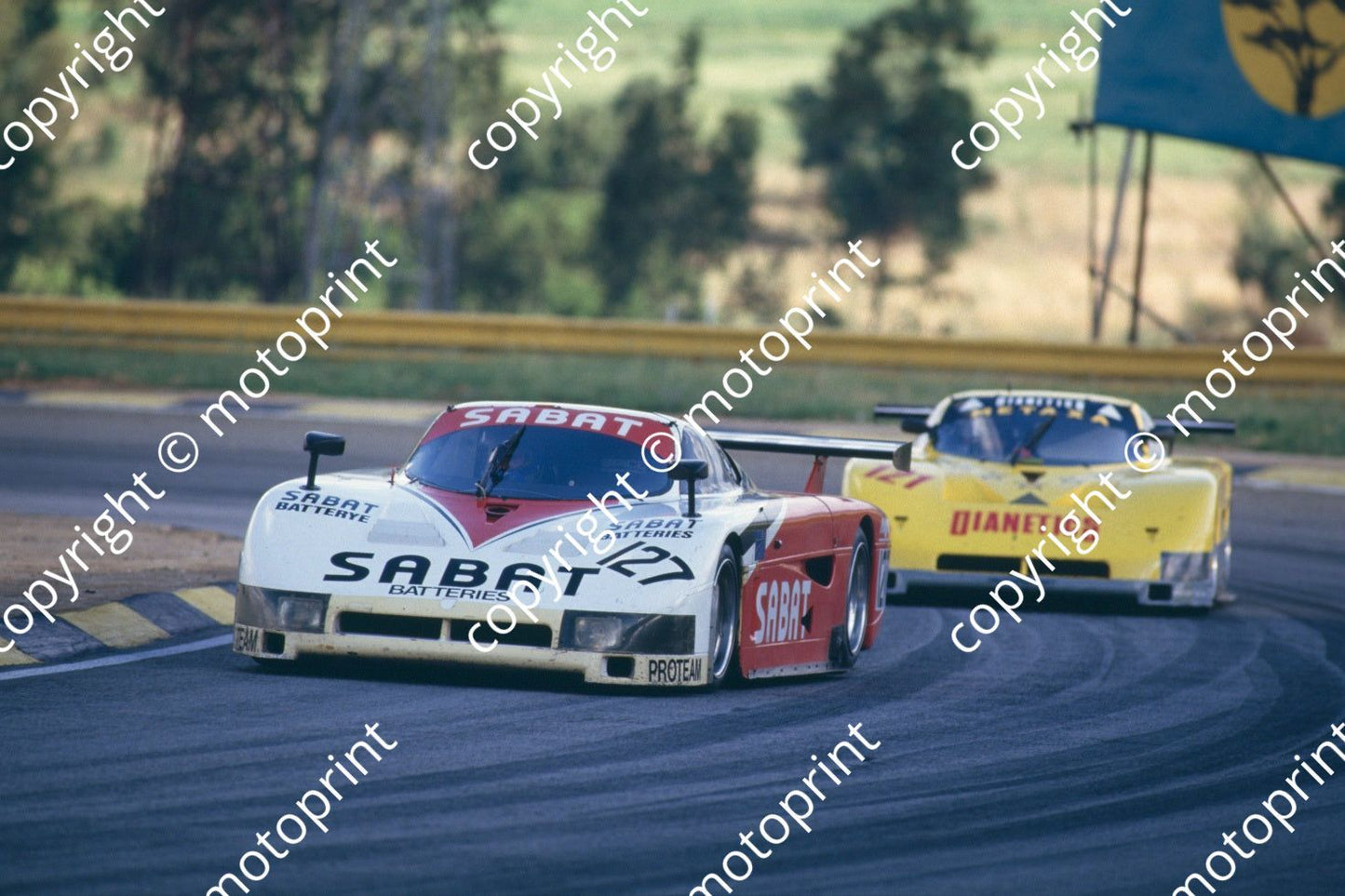 1987 Yellow Pages 127 Graham Duxbury, Nick Adams Spice Hart 121  Costas Los, Phillipe de Henning Tiga GC2-87 (courtesy Roger Swan)  (18)