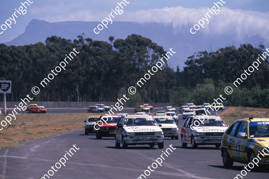 1988 6 hr 1 start 17 Turner, Venter Opel, 23 Wyndham Mare, 22 White brothers  RSi Conquests (courtesy Roger Swan) (152)