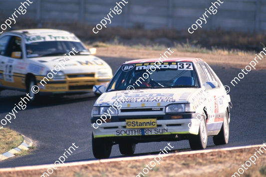 1988 6 hr 32 Clive Rice, Brian Cook Mazda 323 EGi (Roger Swan) (2)