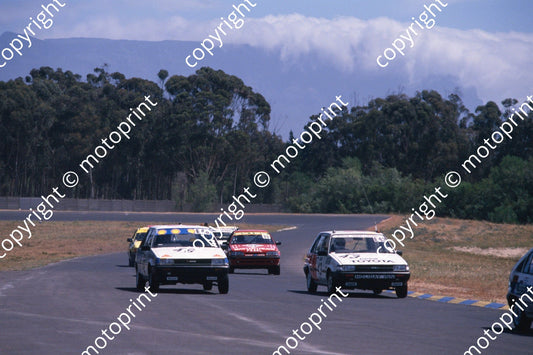 1988 6 hr 35 Maxie Jonker, Ernst Viljoen red Mazda 323 EGi 46 Robin Clarke, Colin Hough Toyota Conquest (Roger Swan)