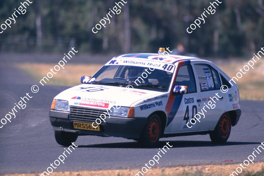 1988 6 hr 40 Michele, Paolo Lupini, Stuart Johnstone Opel Kadett Cub(Roger Swan) (52)