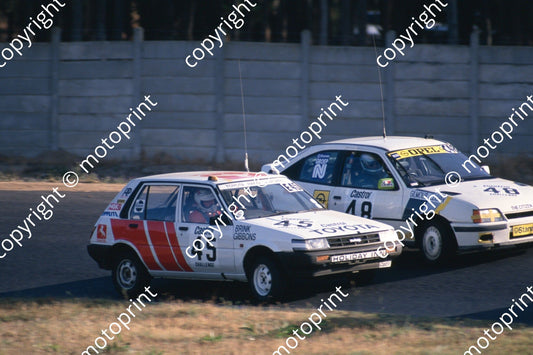 1988 6 hr 48 Brian Gilmour, Graham Cooper Opel Kadett GSi,  Neil Brink, Glen Gibbons Toyota Conquest (Roger Swan) (3)