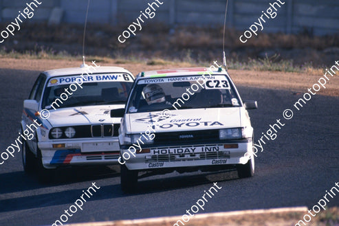1988 6 hr 6 Hannes Oosthuizen, Nicola Bianco BMW 325i 23 Steve Wyndham ...