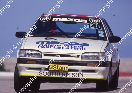 1988 Aldo Stannic 140  Clive Rice Mazda 323EGi (Colin Watling Photographic) (86)