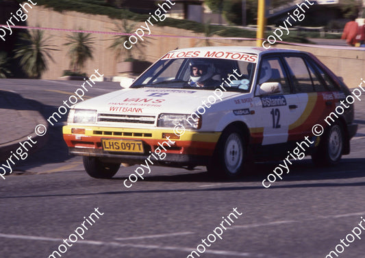 1988 Cape Gp N 12 Schalk, Sue Burger Mazda 323 (courtesy Roger Swan) (19)