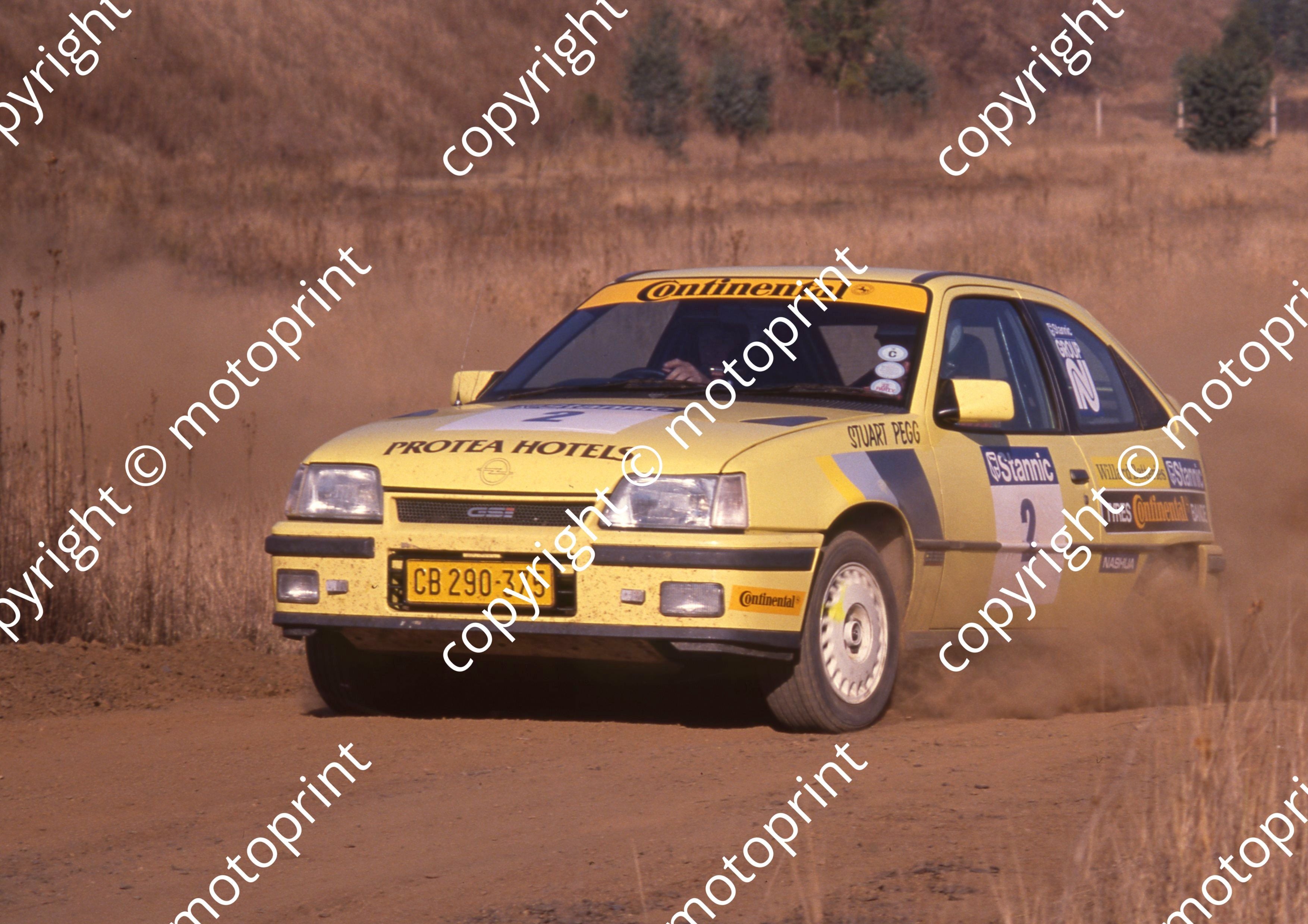 Roger Stuart Racing 1988 Cape Gp N 2 Jan Hettema, Stuart Pegg Kadett GSi (courtesy Roger S ...
