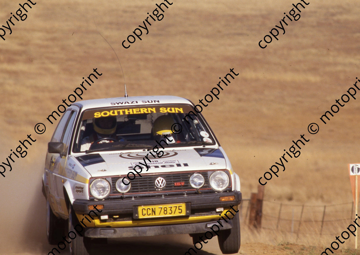 1988 Castrol Intnl 10 Glyn Hall, Martin Botha VW Golf (courtesy Roger Swan) (3)