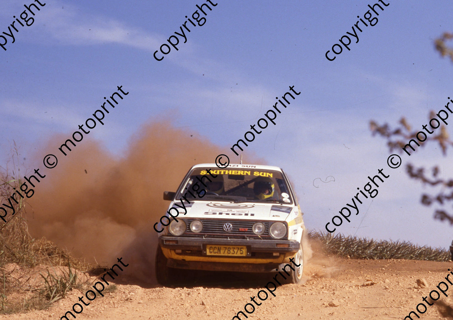 1988 Castrol Intnl 10 Glyn Hall, Martin Botha VW Golf (courtesy Roger Swan) (8)