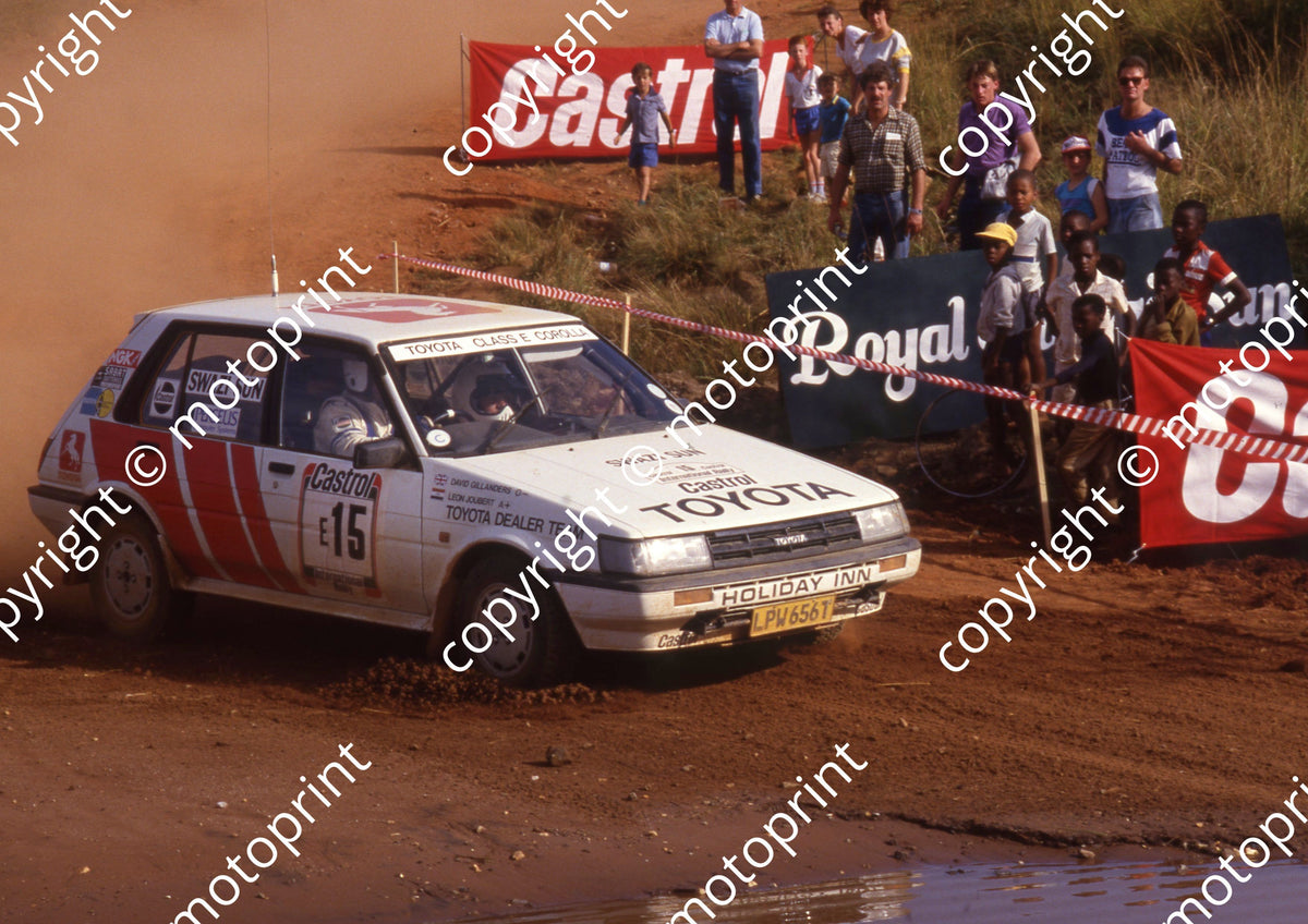 1988 Castrol Intnl 15 David Gillanders, Leon Joubert Toyota (courtesy ...