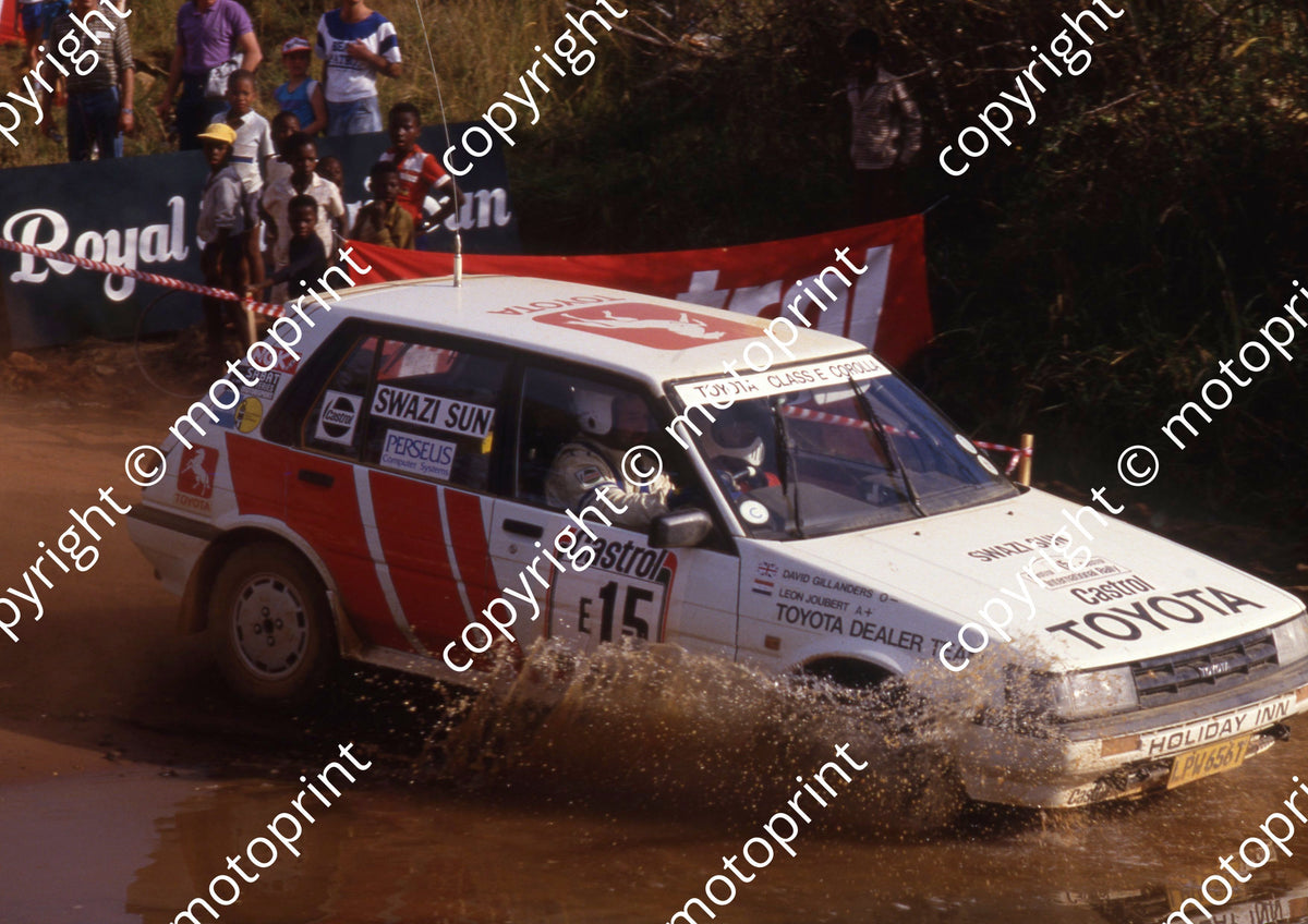 1988 Castrol Intnl 15 David Gillanders, Leon Joubert Toyota (courtesy ...