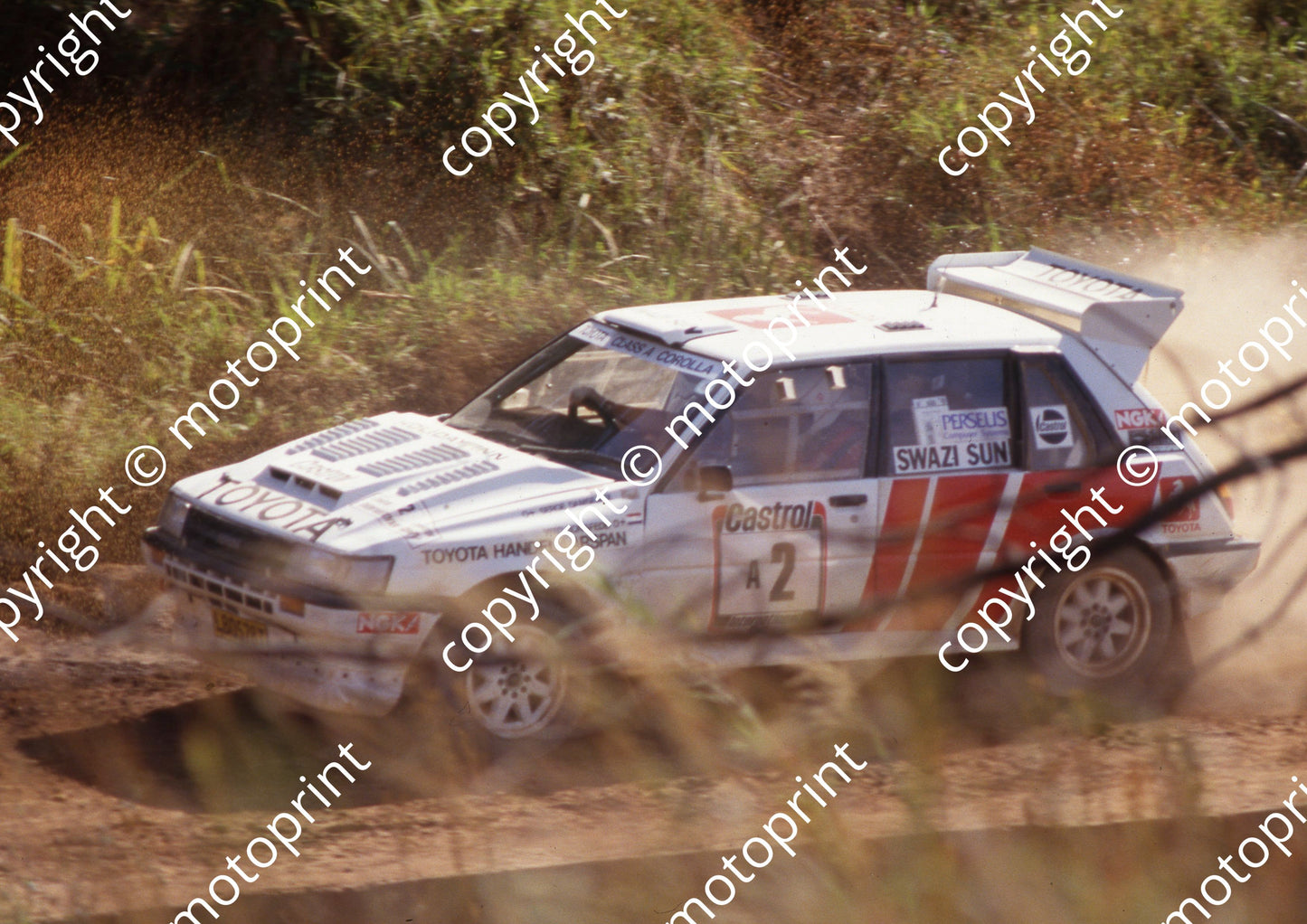 1988 Castrol Intnl 2 Serge Damseaux, Vito Bonavede Toyota 4wd (courtesy Roger Swan) (3)