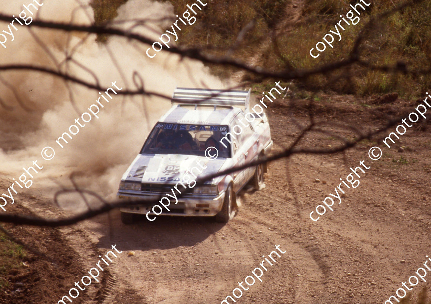 1988 Castrol Intnl 3 Hannes Grobler, Piet Swanepoel Nissan (courtesy Roger Swan) (3)
