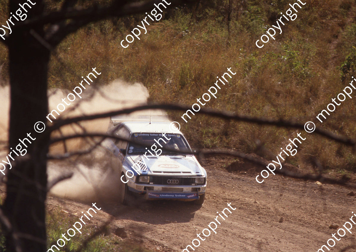 1988 Castrol Intnl 4 Johan Evertse, Steve Harding Audi (courtesy Roger ...