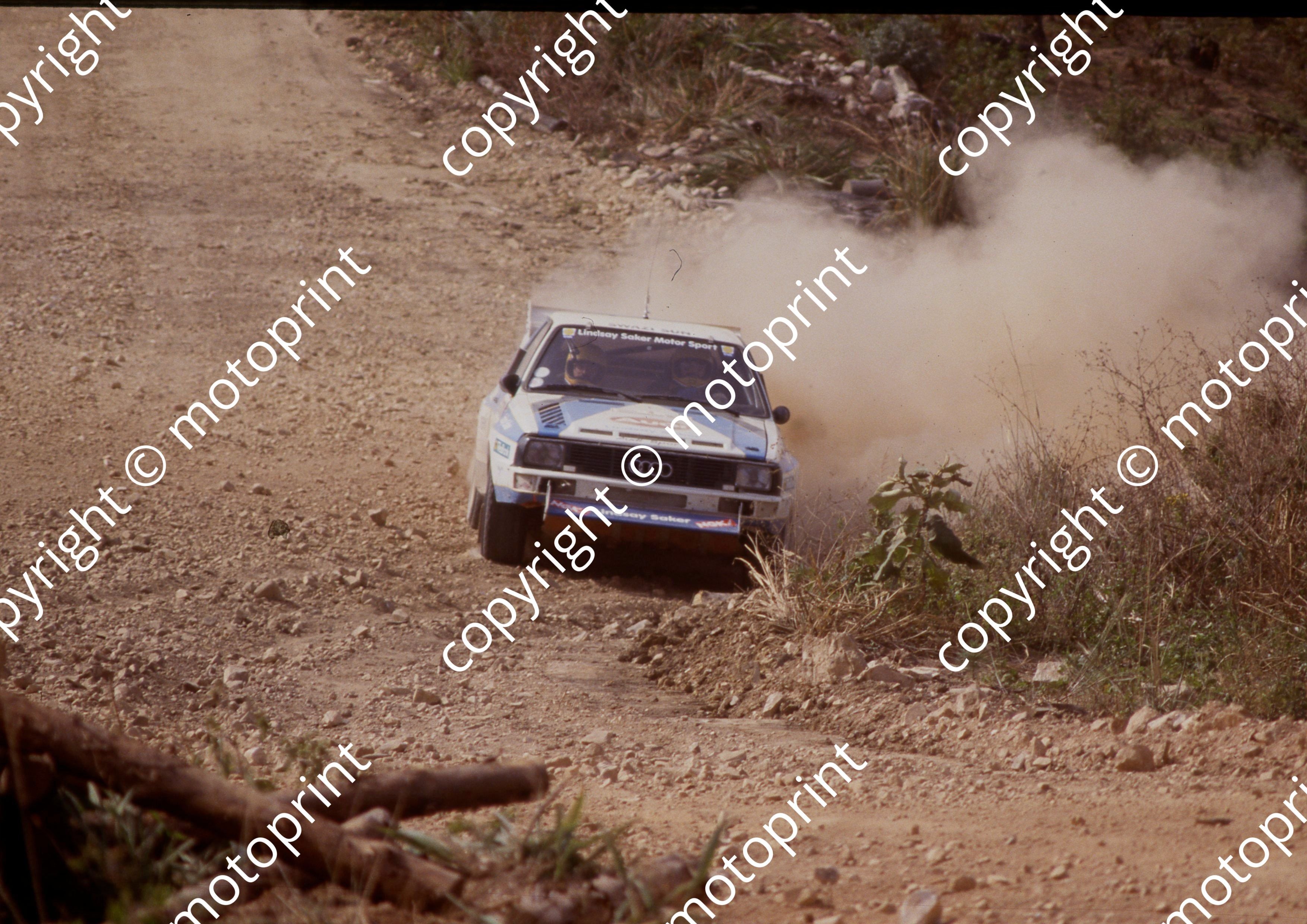 1988 Castrol Intnl 4 Johan Evertse, Steve Harding Audi (courtesy Roger ...