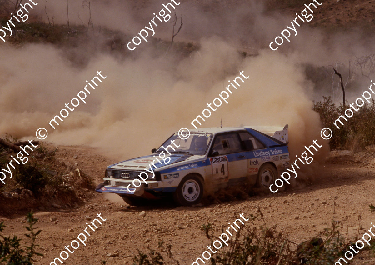 1988 Castrol Intnl 4 Johan Evertse, Steve Harding Audi (courtesy Roger ...