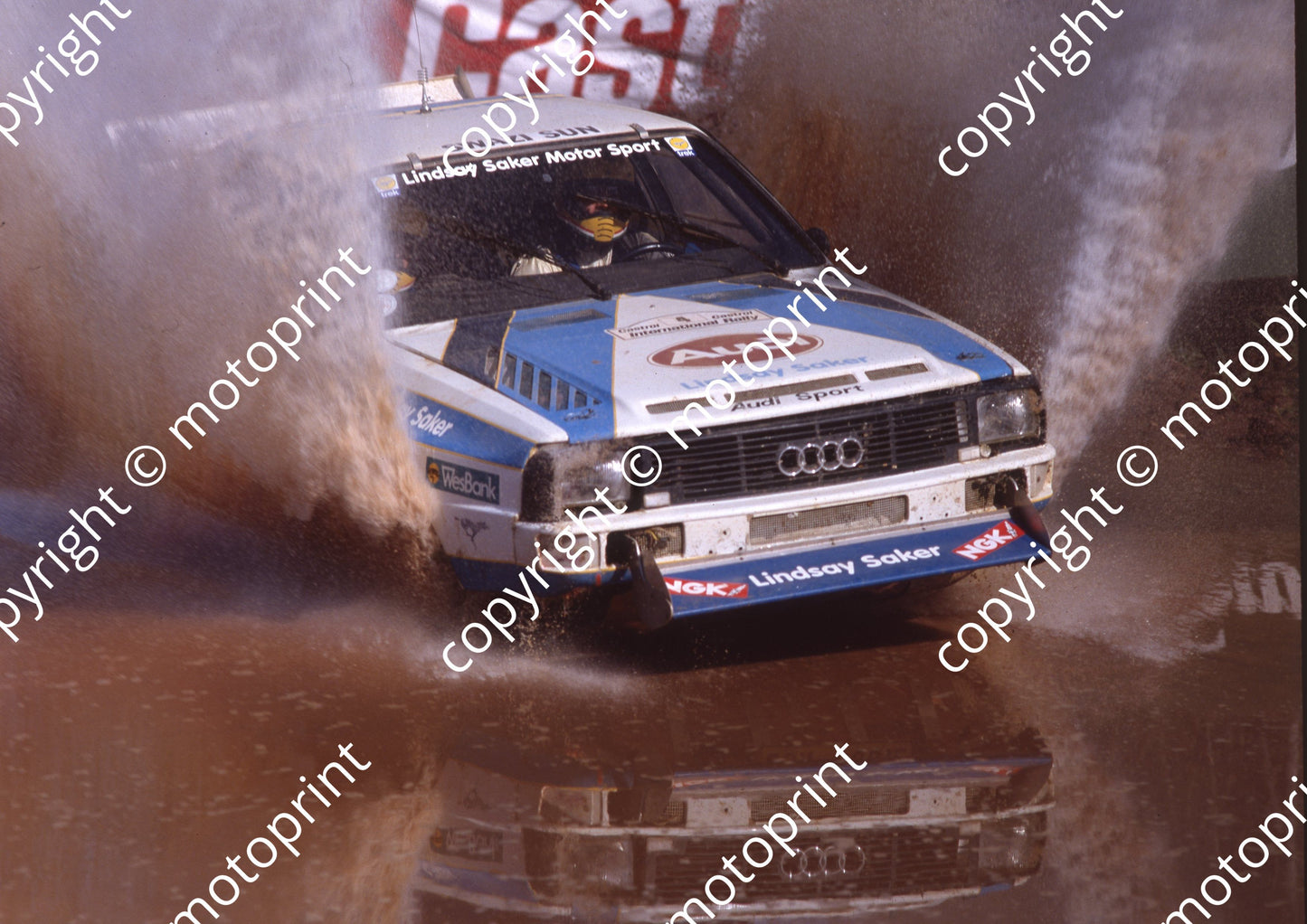 1988 Castrol Intnl Rally 4 Johan Evertse, Steve Harding Audi Quattro (Colin Watling Photographic) (47)