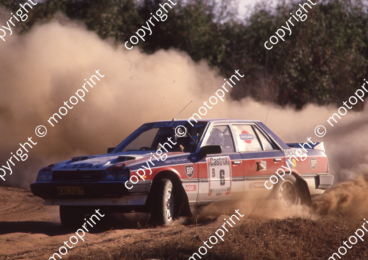 1988 Castrol Intnl Rally 6 Kassie Coetzee, Wiley Harrington Skyline (Colin Watling Photographic) (7)