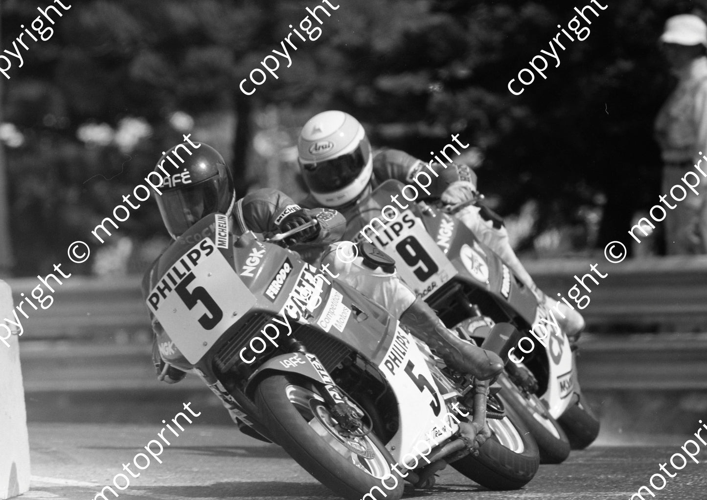 1988 Dbn MC 5 Dave Hiscock Honda VFR750 69 Dave Petersen Honda VFR750 (Colin Watling Photographic) (17)