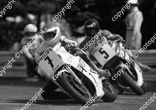 1988 Dbn MC 7 John Clark Suzuki 5 Dave Hiscock Honda (Colin Watling Photographic) (44)