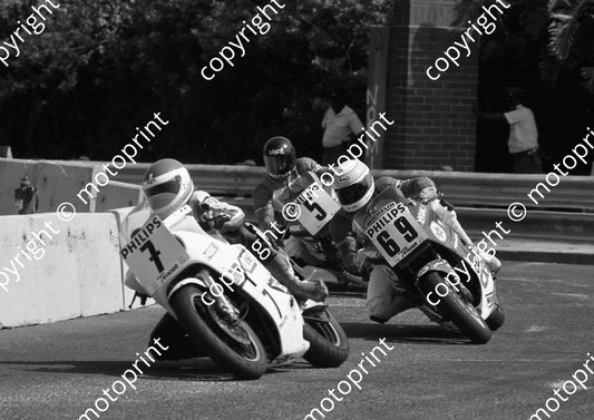 1988 Dbn MC 7 John Clark Suzuki 69 Dave Petersen Honda 5 Dave Hiscock Honda (Colin Watling Photographic) (43)