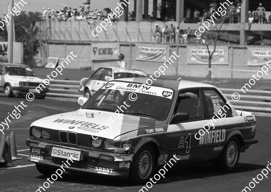 1988 Dbn Stannic 1 Tony Viana BMW325iS NOTE LH FRONT DING (Colin Watling Photographic) (2)