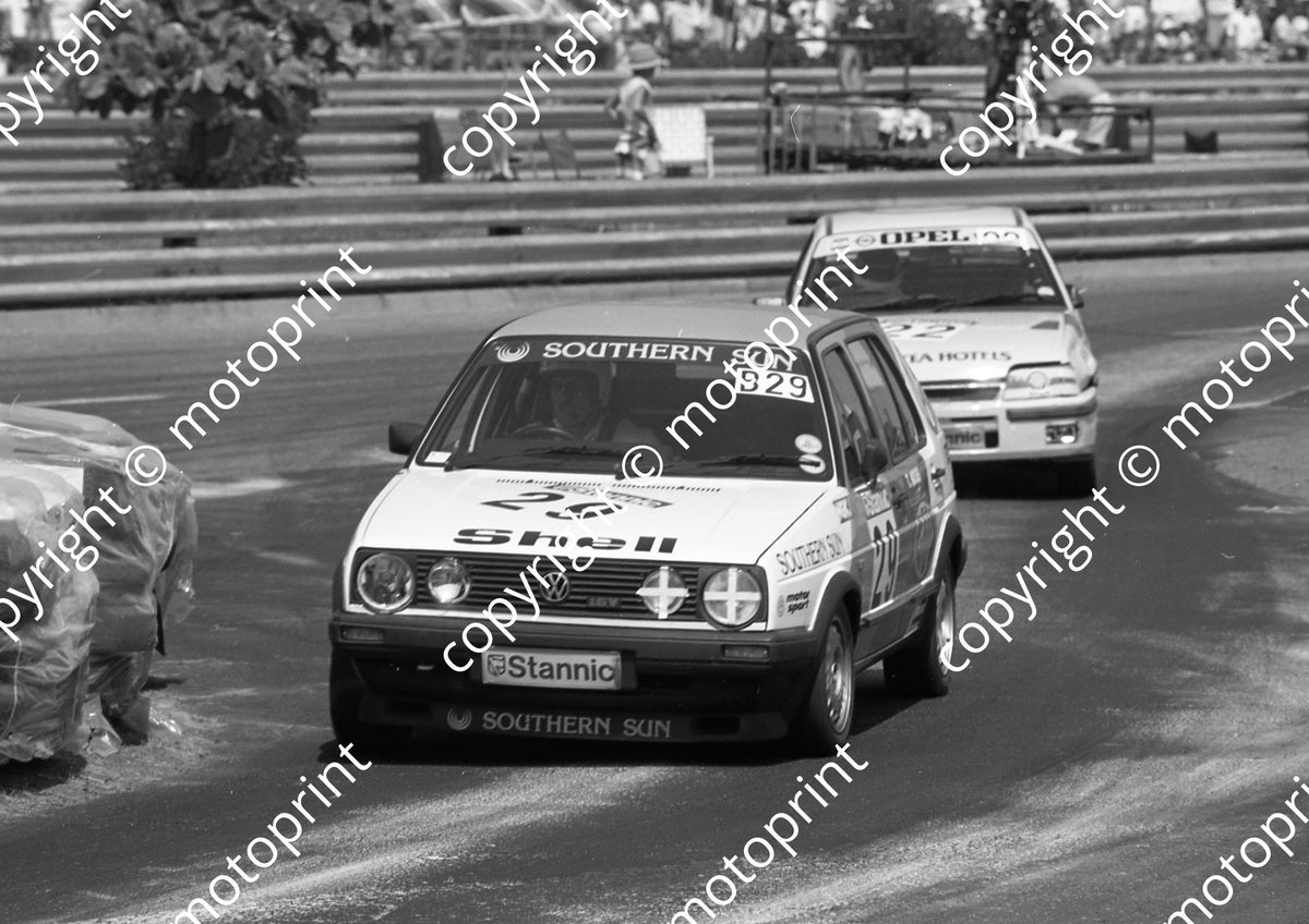 Terry Moss Racing 1988 Dbn Stannic 29 Terry Moss Golf GTi (Colin Watling Photographic ...