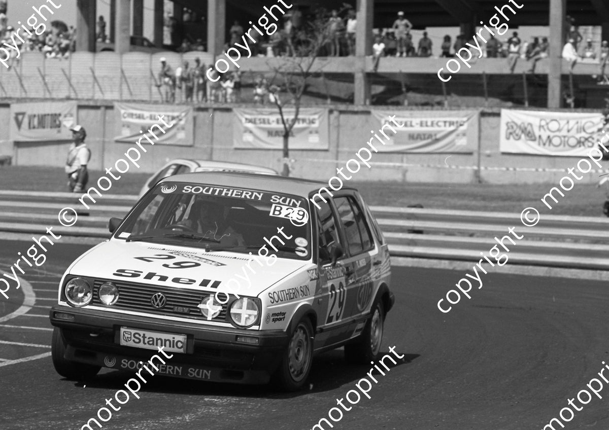 Terry Moss Racing 1988 Dbn Stannic 29 Terry Moss Golf GTi (Colin Watling Photographic ...