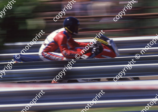 1988 Dbn street MC 5 Dave Hiscock HOnda blurred (Colin Watling Photo)