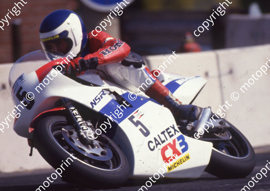 1988 Dbn street MC 5 Mike Wilson Honda RS250R(Colin Watling Photographic) (10) jpg