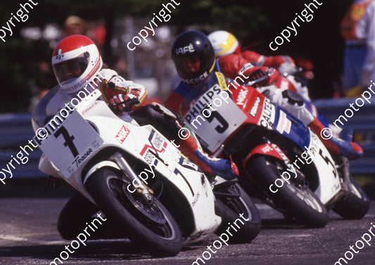 1988 Dbn street MC 7 John Clark Suzuki GSXR 5  Dave Hiscock Honda (Colin Watling Photographic) (89)