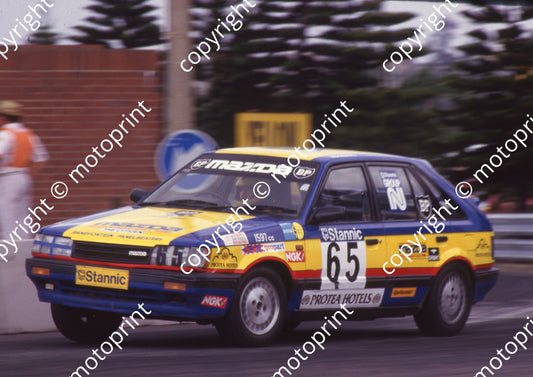 1988 Dbn street Stannic 65 Ben Morgenrood Mazda 323EGi (Colin Watling Photographic) (39)