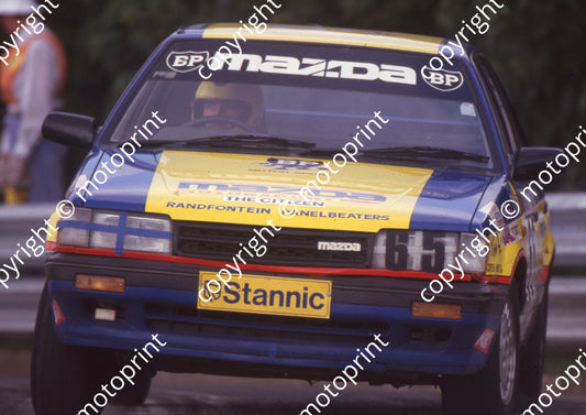 1988 Dbn street Stannic 65 Ben Morgenrood Mazda 323EGi (Colin Watling Photographic) (40)