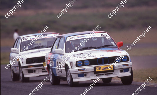 1988 EL Stannic 3 Hannes Oosthuizen 3 Graham Duxbury BMW325S (Colin Watling Photographic) check tracks 271 (2)