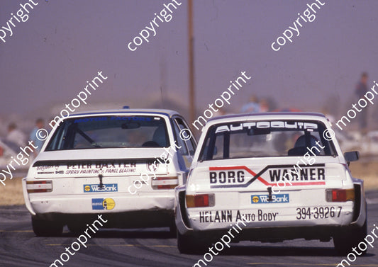 1988 Killarney Wesbank 51 Johan Coetzee 54 Pat Duckham leading both Escorts (Colin Watling Photographic) (34)