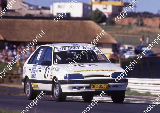 1988 Kya Oct Stannic 87 Curt Alchin Mazda 323 EGi (R Swan) (4)