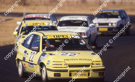 1988 Lichtenburg Stannic 22 Michael Briggs Opel  Kadett GSi (Colin Watling Photographic) (125)