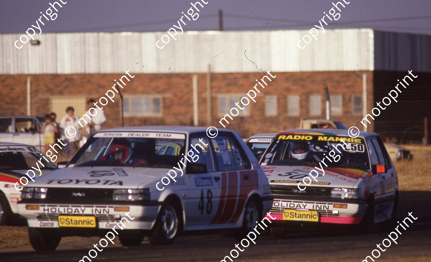1988 Lichtenburg Stannic 50 Brandon Saldsman  Conquest RSi chasing 48 Johan Coetzee Conquest RSi (Colin Watling Photographic) (131)