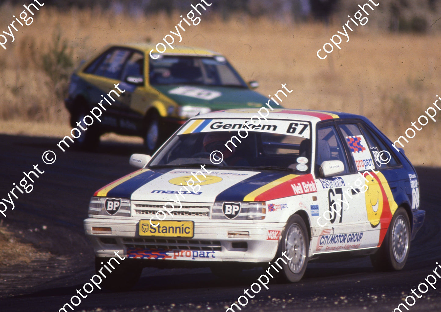1988 Lichtenburg Stannic 67 Neil Brink Mazda 323EGI (Colin Watling Photographic) (124)