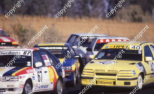 1988 Lichtenburg Stannic 67 Neil Brink Mazda 40  Colin Hastie Opel 65 Ben Morgenrood Mazda (Colin Watling Photographic) (105)