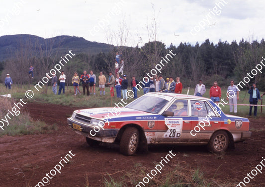 1988 Nissan 400 28 Nuno de Cunha Paul Rouillard Skyline (courtesy Roger Swan) (30)