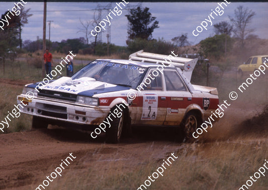 1988 Nissan 400 2 Hannes Grobler Piet Swanepoel Skyline (courtesy Roger Swan)168 (36)
