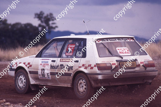 1988 Nissan 400 Rally 13 Peter Alterskye, Tim Watson Toyota RSi (Colin Watling Photographic) (73)