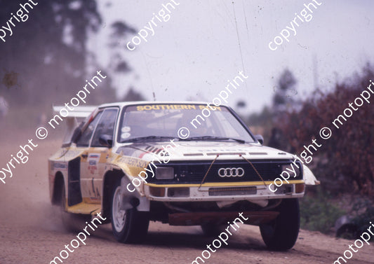 1988 Nissan 400 Rally 4 Johan Evertse, Steve Harding Audi Quattro (Colin Watling Photographic) (67)