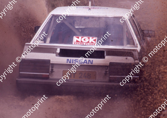 1988 Nissan 400 Rally 7 Jannie Habig Ewald van Rensburg Skyline (Colin Watling Photographic) (46)